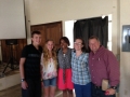 Jon and Talya Gerber with 3 Teachers