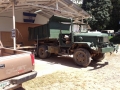 Repurposed military vehicle now used by hospital